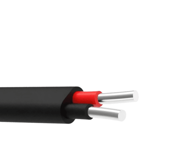 TWO CORE FLAT ALUMINUM CABLES